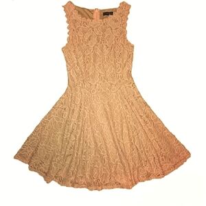 Apricot lace dress